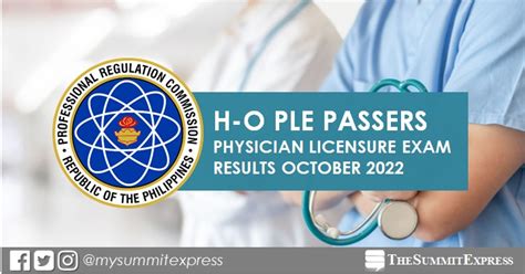 ple october 2022 results|philippines medical board exam results.